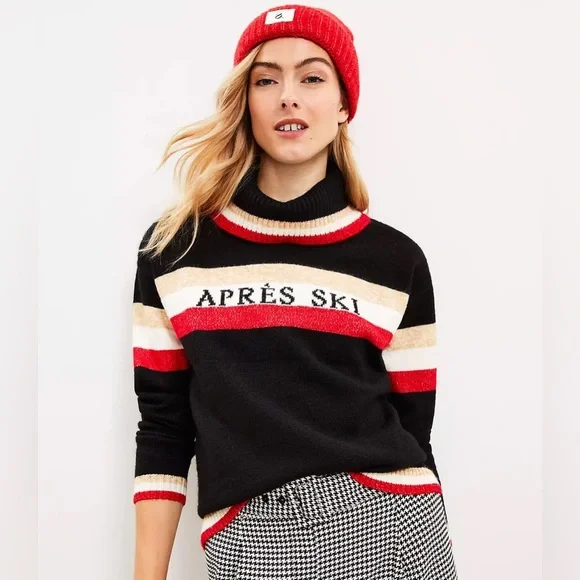 LOFT Lou & Grey Apres Ski Turtleneck Sweater - M - Picture 3 of 16